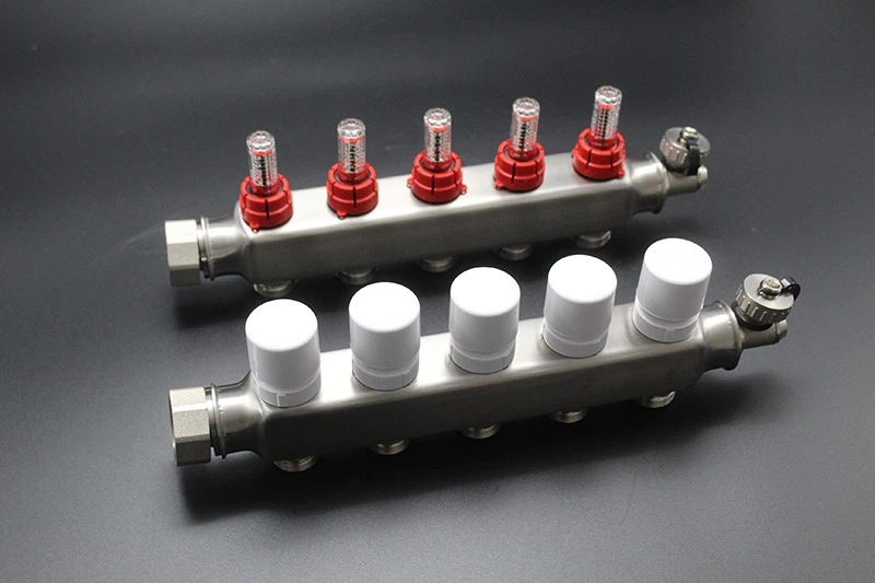 Stainless Steel Manifold With Temperature Control Valve Core